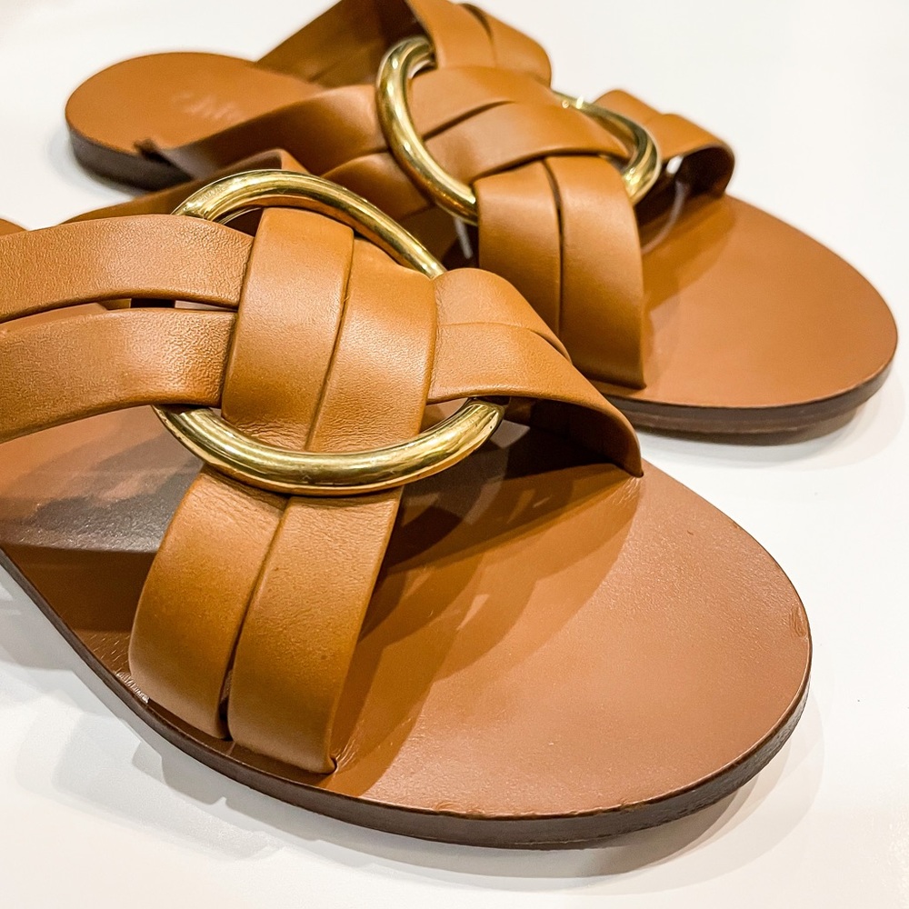 Chloe Sandals- Rony crisscross leather sandals